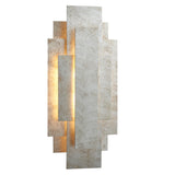 Amos Vaughn Wall Light Silver Leaf –  from Amos Lighting + Home