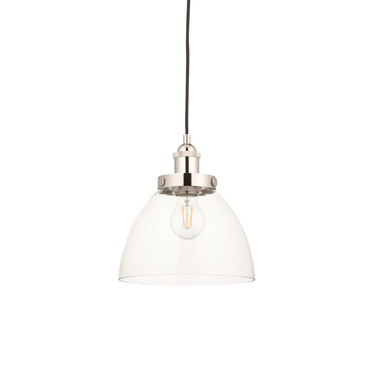 Amos Vermont Pendant Polished Nickel –  from Amos Lighting + Home