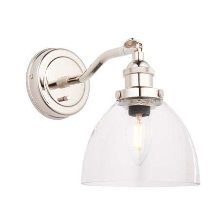 Amos Vermont Wall Light Polished Nickel –  from Amos Lighting + Home