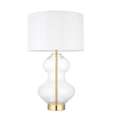 Amos Waist Table Lamp Clear Glass with Shade –  from Amos Lighting + Home