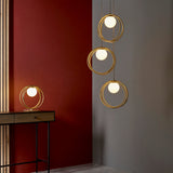 Amos Warhol 3 Light Cluster Pendant Brushed Gold –  from Amos Lighting + Home