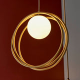 Amos Warhol 3 Light Cluster Pendant Brushed Gold –  from Amos Lighting + Home