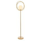 Amos Warhol Floor Lamp Brushed Gold –  from Amos Lighting + Home