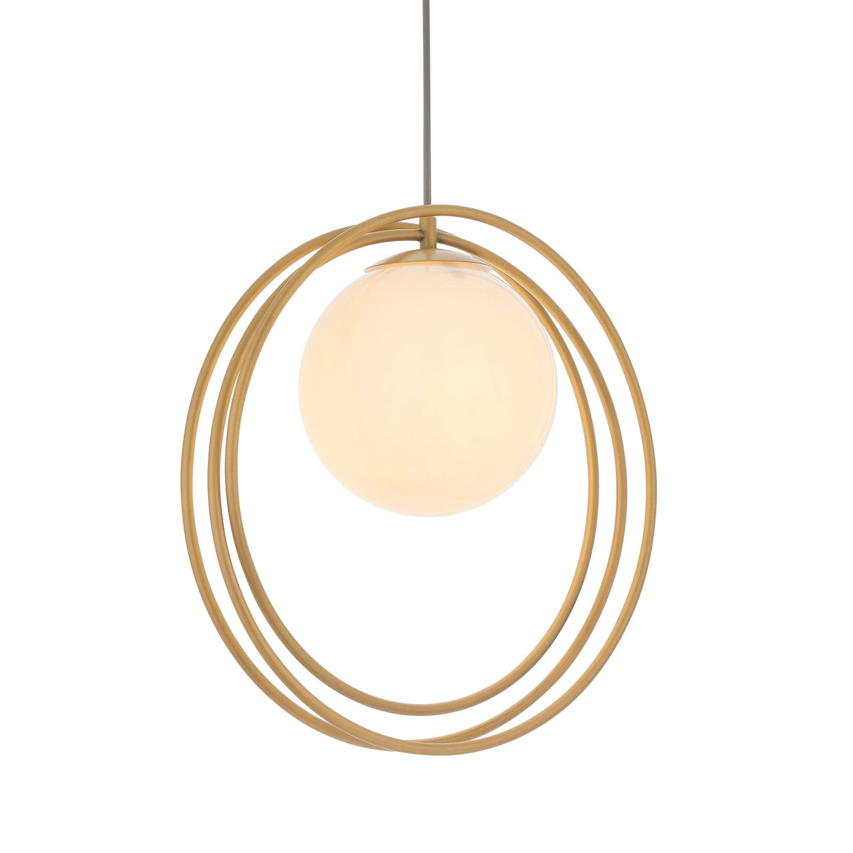 Amos Warhol Single Pendant Brushed Gold –  from Amos Lighting + Home