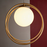 Amos Warhol Single Pendant Brushed Gold –  from Amos Lighting + Home