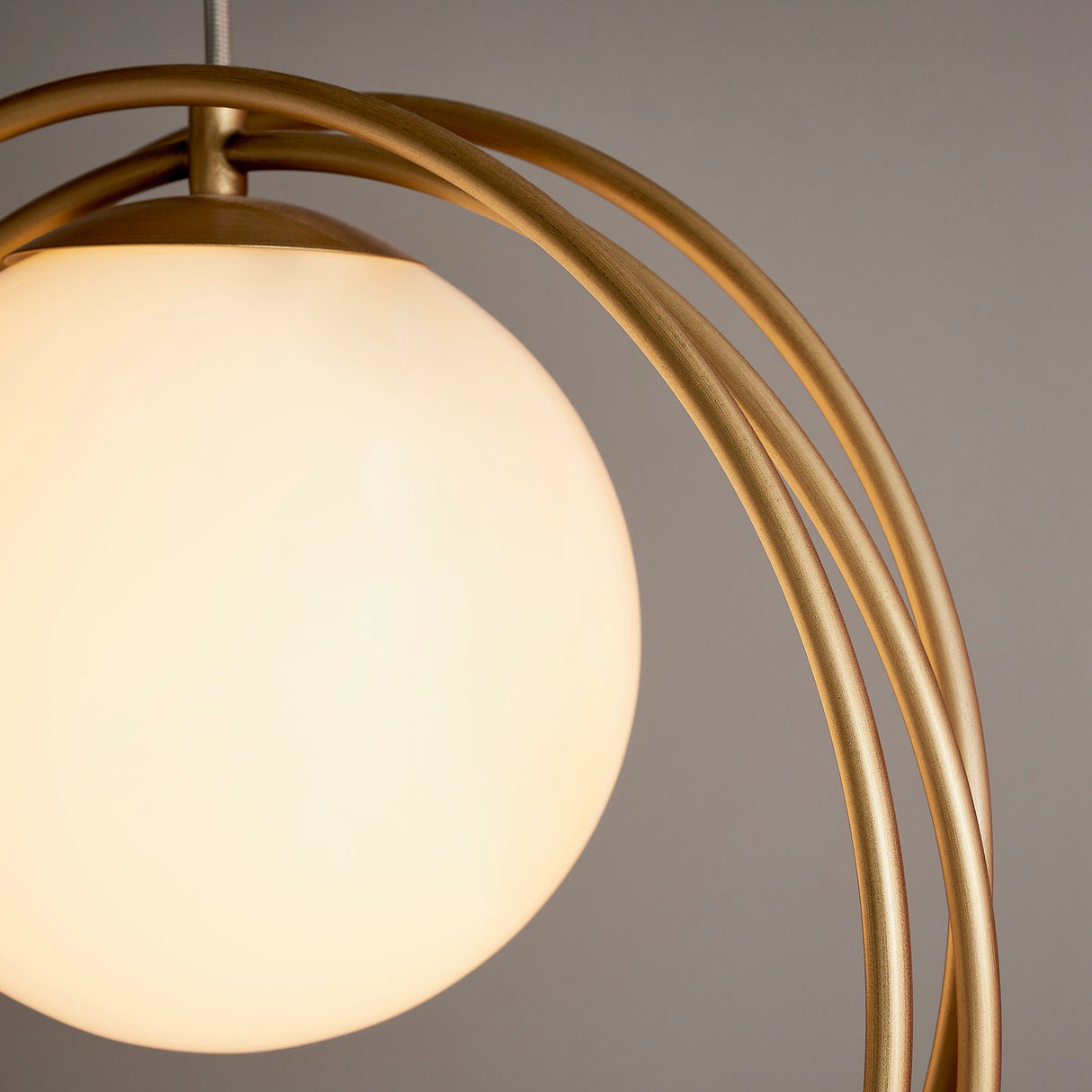 Amos Warhol Single Pendant Brushed Gold –  from Amos Lighting + Home