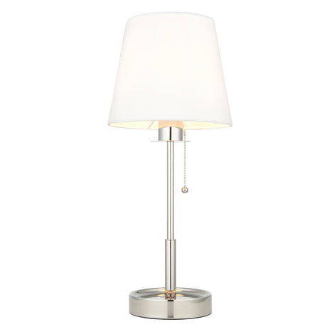 Amos Westminster Table Lamp Bright Nickel –  from Amos Lighting + Home