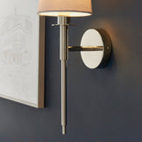 Amos Westminster Wall light Bright Nickel –  from Amos Lighting + Home