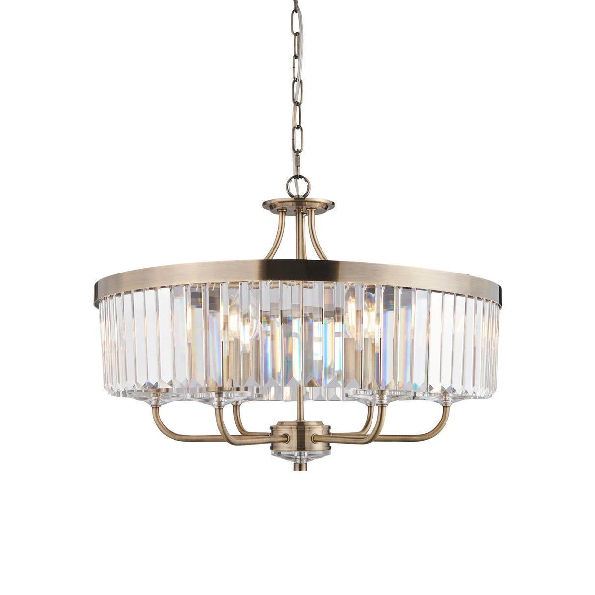 Amos Windsor Chandelier Antique Brass –  from Amos Lighting + Home