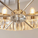 Amos Windsor Chandelier Bright Nickel –  from Amos Lighting + Home