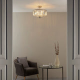 Amos Windsor Flush Chandelier Bright Nickel –  from Amos Lighting + Home