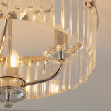 Amos Windsor Flush Chandelier Bright Nickel –  from Amos Lighting + Home