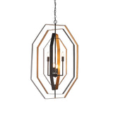 Amos Wiscombe Chandelier Aged Bronze & Antique Gold –  from Amos Lighting + Home