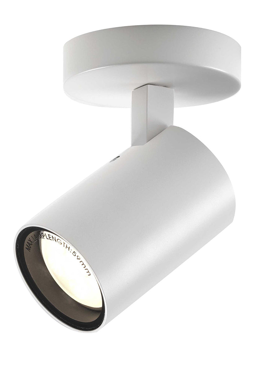 Astro Aqua Bathroom  Wall/Ceiling Spotlight, Matt White IP44 –  from Amos Lighting + Home