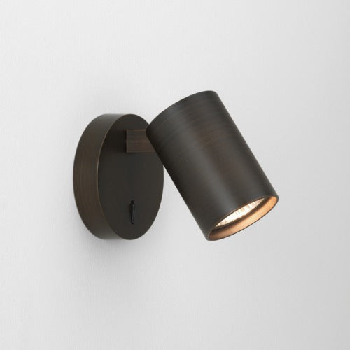 Astro Ascoli Single Switched Spotlight Bronze –  from Amos Lighting + Home