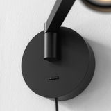 Astro Ascoli Swing Wall Light Plug In Matt Black –  from Amos Lighting + Home