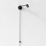 Astro Ascoli Swing Wall Light Plug In Matt Black –  from Amos Lighting + Home