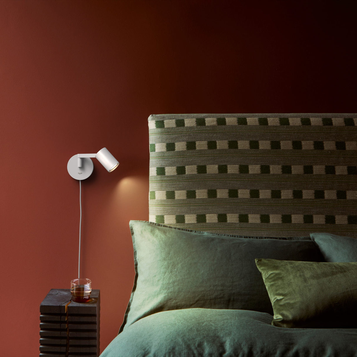 Astro Ascoli Swing Wall Light Plug In Matt White –  from Amos Lighting + Home