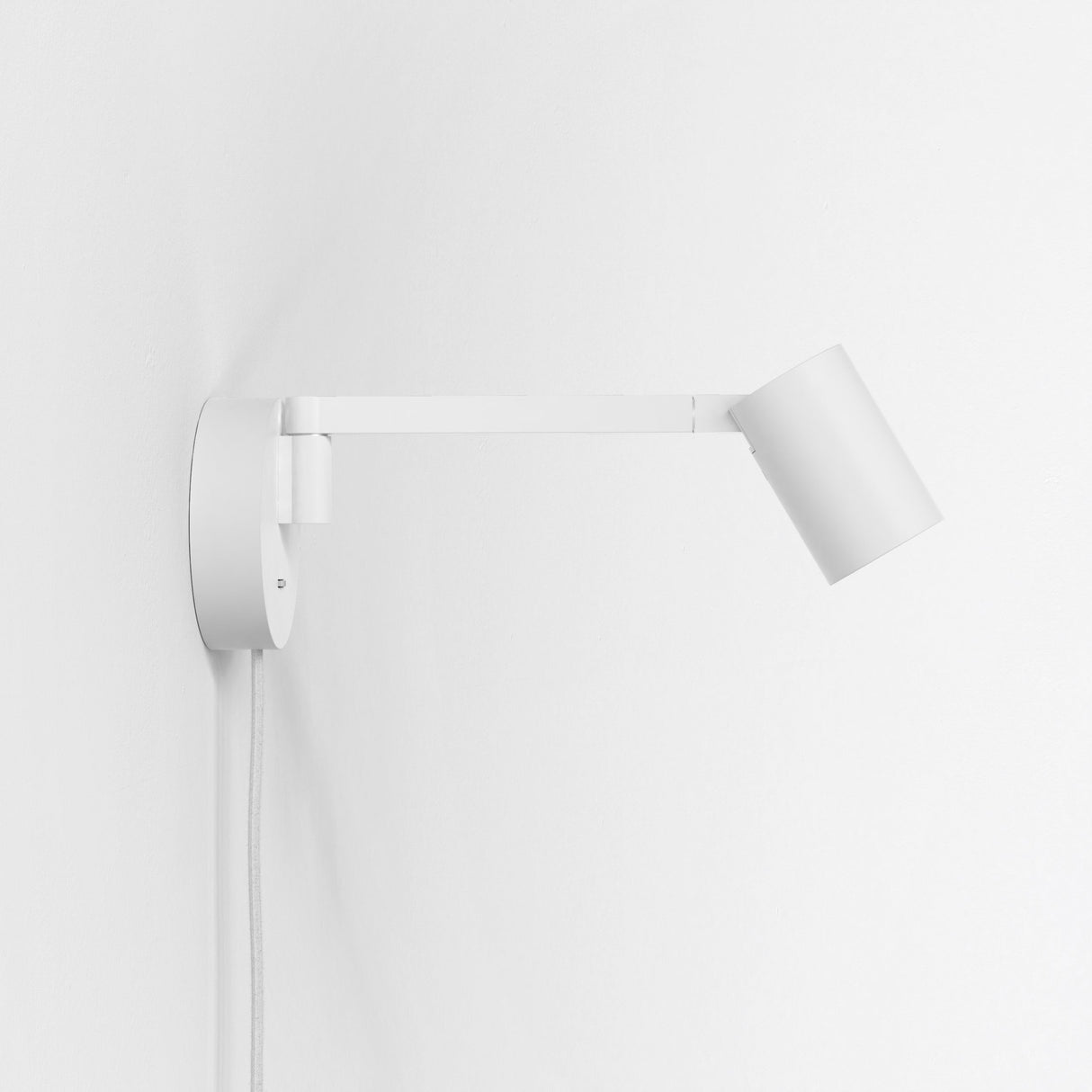 Astro Ascoli Swing Wall Light Plug In Matt White –  from Amos Lighting + Home