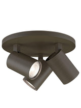 Astro Ascoli Triple Round Spotlight Bronze –  from Amos Lighting + Home