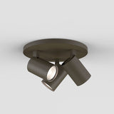 Astro Ascoli Triple Round Spotlight Bronze –  from Amos Lighting + Home