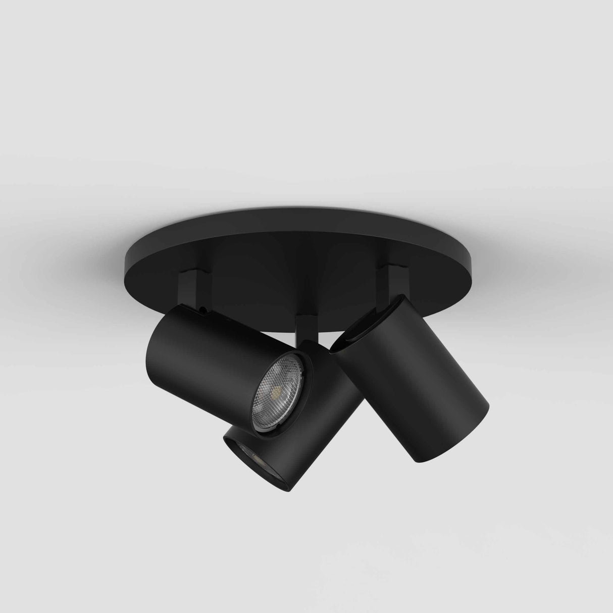 Astro Ascoli Triple Round Spotlight Matt Black –  from Amos Lighting + Home