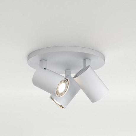 Astro Ascoli Triple Round Spotlight Matt White –  from Amos Lighting + Home