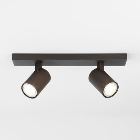 Astro Ascoli Twin Spotlight Bronze –  from Amos Lighting + Home