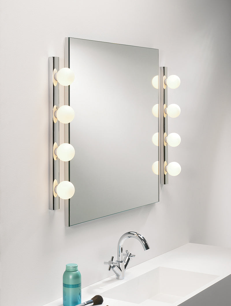 Astro Cabaret Bathroom Wall Light, Polished Chrome IP44 –  from Amos Lighting + Home