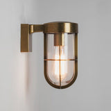 Astro Cabin Wall Light, Antique Brass IP44 –  from Amos Lighting + Home