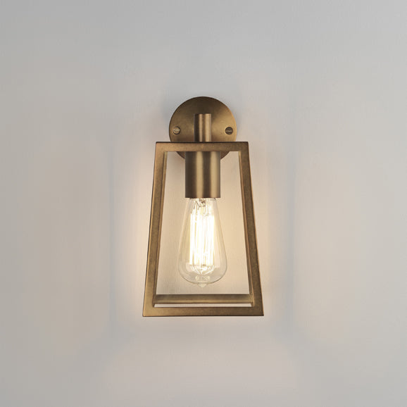 Astro Calvi Wall Light Antique Brass –  from Amos Lighting + Home