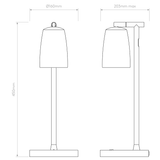 Astro Carlton Desk Lamp Porcelain  – from Amos Lighting + Home