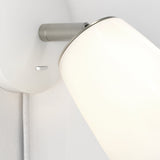 Astro Carlton Switched Wall Light Plug-In Porcelain –  from Amos Lighting + Home