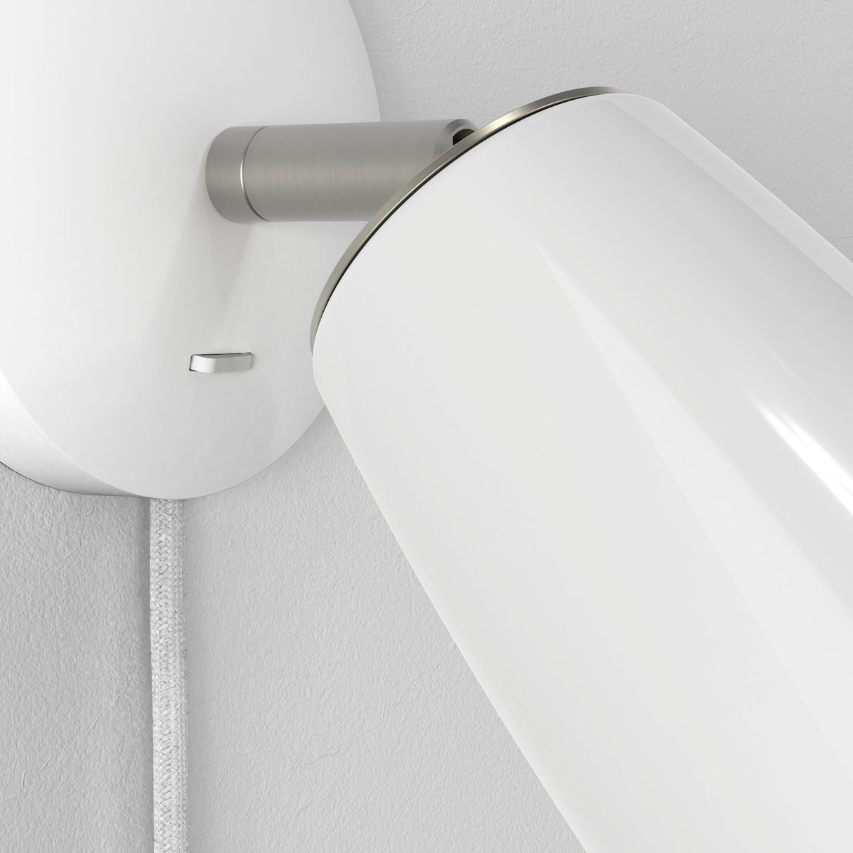 Astro Carlton Switched Wall Light Plug-In Porcelain –  from Amos Lighting + Home