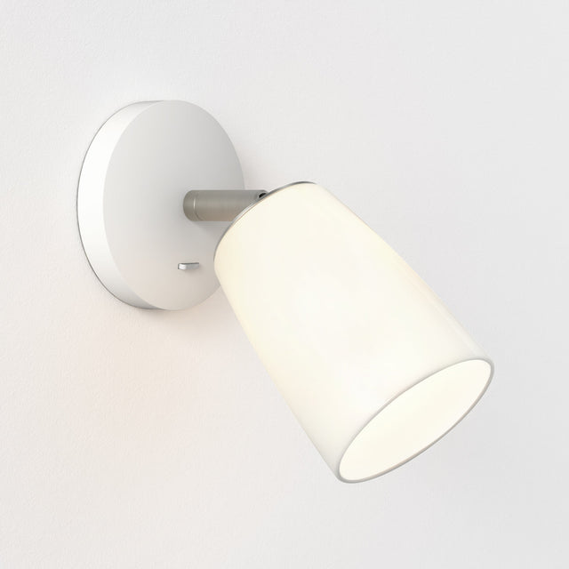 Astro Carlton Switched Wall Light Porcelain –  from Amos Lighting + Home