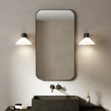 Astro Conic Bathroom Wall Light Matt Black –  from Amos Lighting + Home