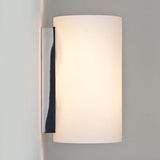 Astro Cyl 200 Wall Light Opal Glass & Chrome –  from Amos Lighting + Home