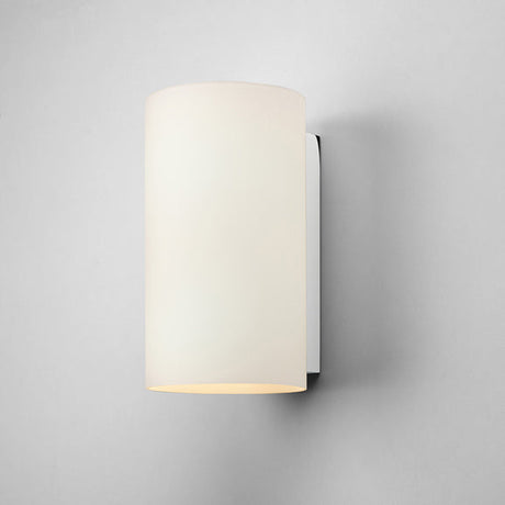 Astro Cyl 260 Wall Light Opal Glass & Chrome –  from Amos Lighting + Home