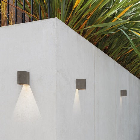 Astro Dunbar 120 LED Concrete Wall Light, IP44 –  from Amos Lighting + Home