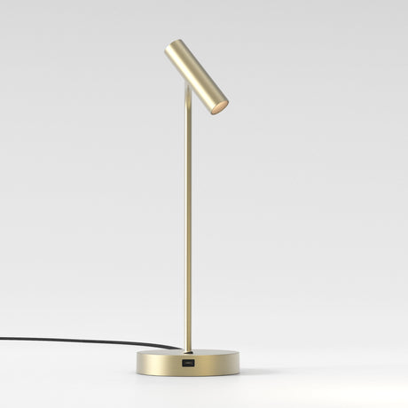 Astro Enna Desk Lamp USB Matt Gold –  from Amos Lighting + Home