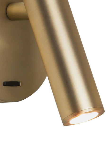 Astro Enna Surface Matt Gold Wall Light –  from Amos Lighting + Home