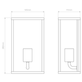 Astro Homefield Outdoor Wall Light Natural Brass IP44  – from Amos Lighting + Home