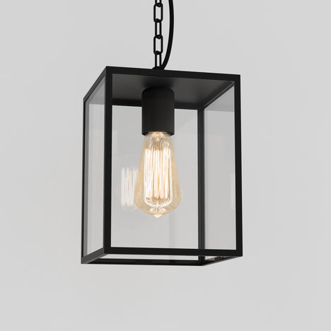 Astro Homefield Pendant 240, Textured Black –  from Amos Lighting + Home