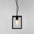 Astro Homefield Pendant 240, Textured Black –  from Amos Lighting + Home