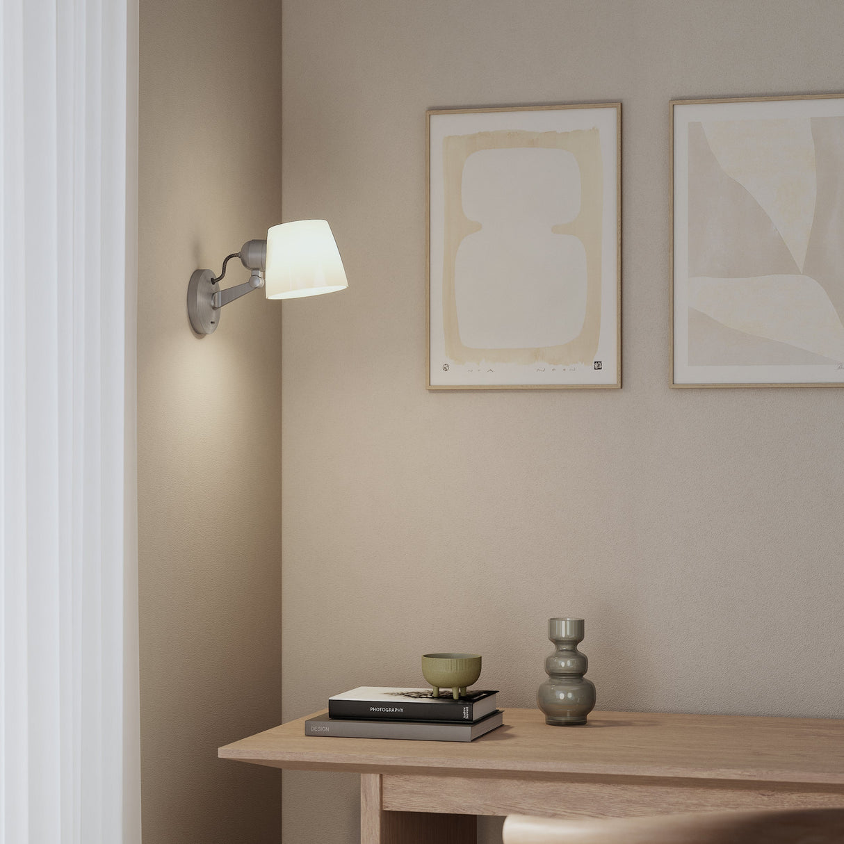 Astro Imari Adjustable Wall Light Matt Nickel –  from Amos Lighting + Home