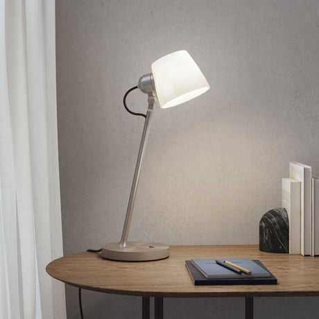 Astro Imari Desk Lamp Matt Nickel –  from Amos Lighting + Home