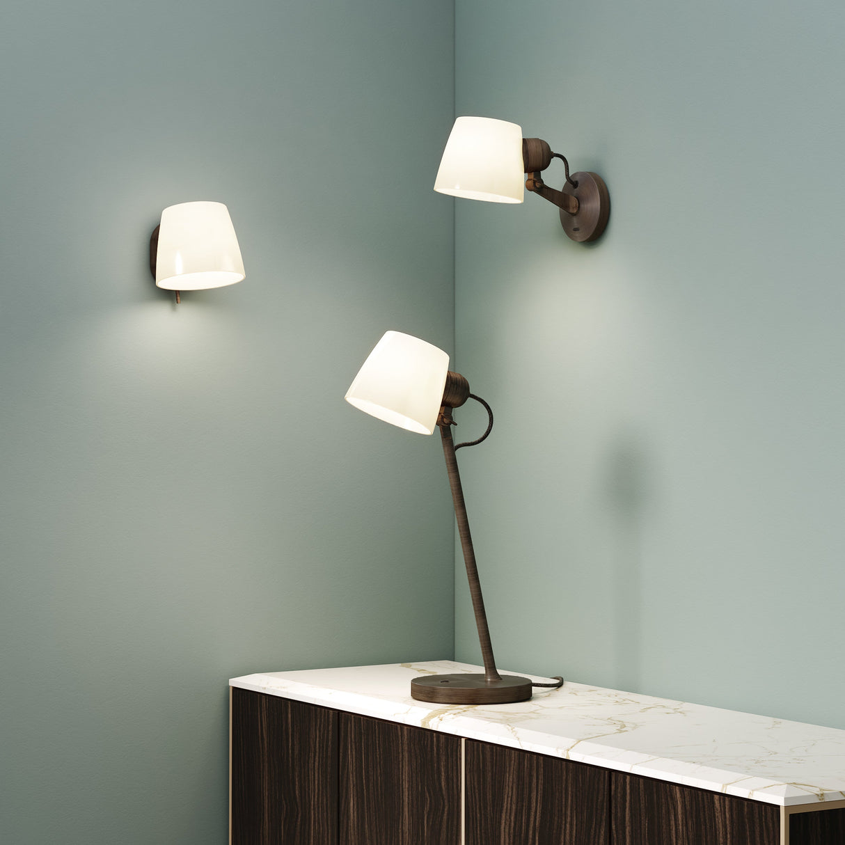 Astro Imari Wall Light Bronze –  from Amos Lighting + Home