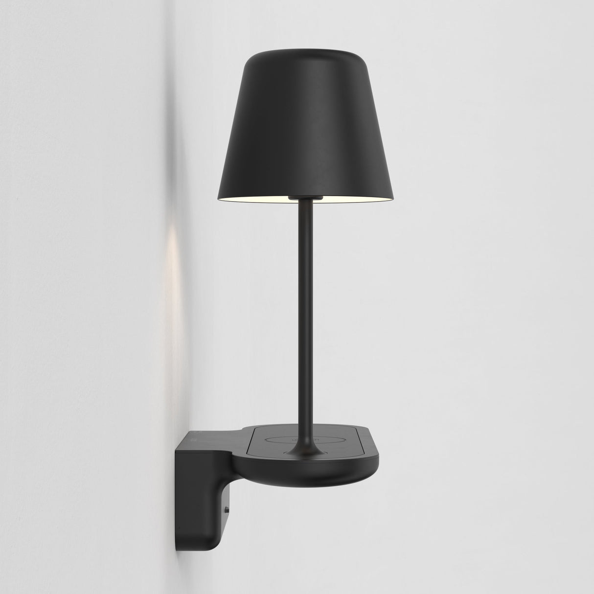 Astro Ito Wall Mounted Bedside Lamp with USB Matt Black –  from Amos Lighting + Home