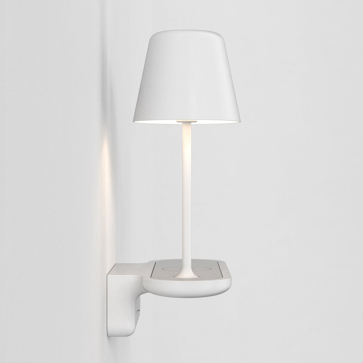 Astro Ito Wall Mounted Bedside Lamp with USB Matt White –  from Amos Lighting + Home