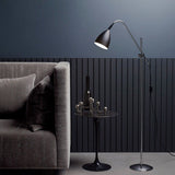 Astro Joel Floor Lamp Matt Black and Polished Chrome –  from Amos Lighting + Home